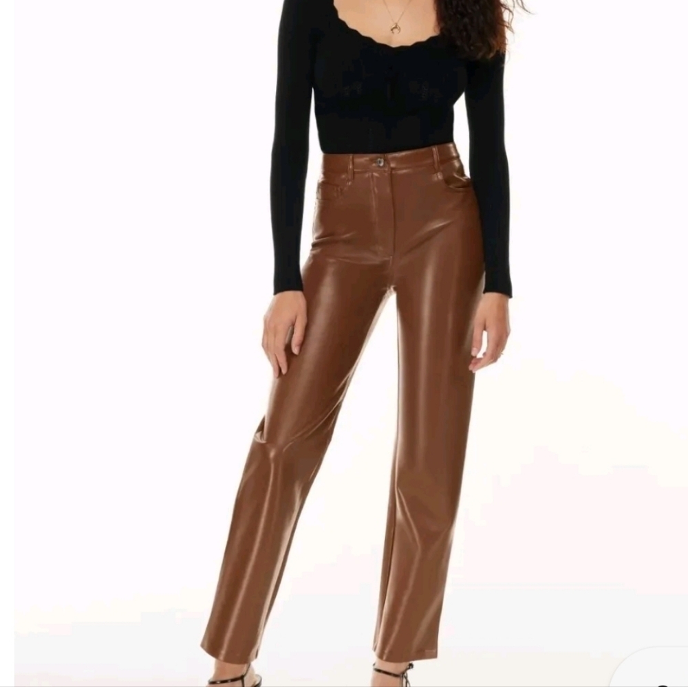 ARITZIA Wilfred The Melina™ Super high-waisted Vegan Leather pants